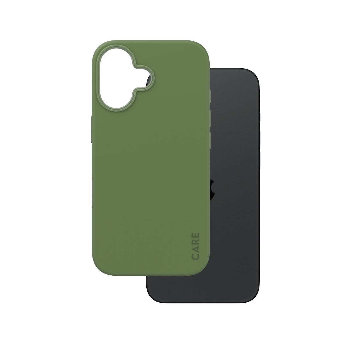 CARE by PanzerGlass® Case Green w. MagSafe iPhone 16